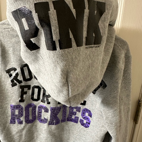 PINK X MLB Colorado Rockies zip up hoodie - Picture 6 of 6